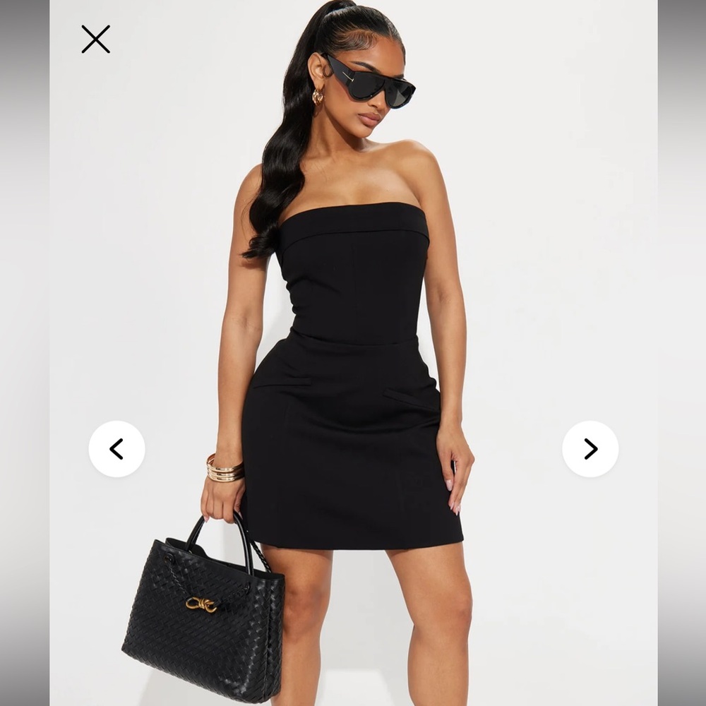 FASHION NOVA BLACK MINI DRESS NEW WITH TAGS